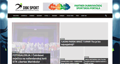 Desktop Screenshot of dbksport.com