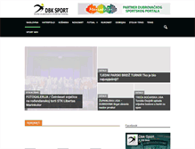 Tablet Screenshot of dbksport.com